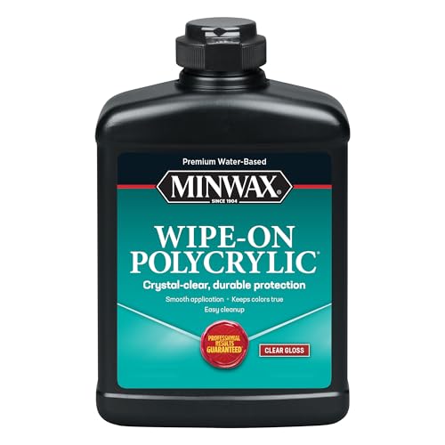 Minwax Water-Based Wipe-On Polyurethane Gloss 1 Pint