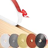 RONSEN U-Förmig Selbstklebend, 5M TPE Möbelkantenband für Tischkantenschutz, Schrankreparatur, Möbelrestaurierung und Renovierung (Weiß, 5m*20mm)