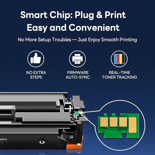 Image of 410A Toner Cartridges 4 Pack Replacement for HP 410A CF410A CF411A CF412A CF413A Color Pro MFP M477fdn M477fdw M477fnw; M452dn Printer (Black /Cyan /Magenta /Yellow)