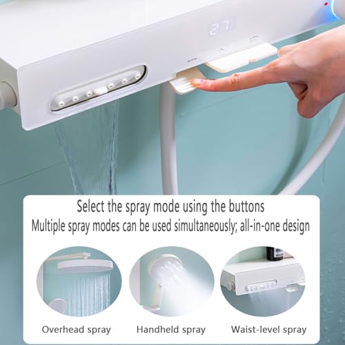 Colonne de douche thermostatique avec mitigeur ensemble de douche complet et douchette