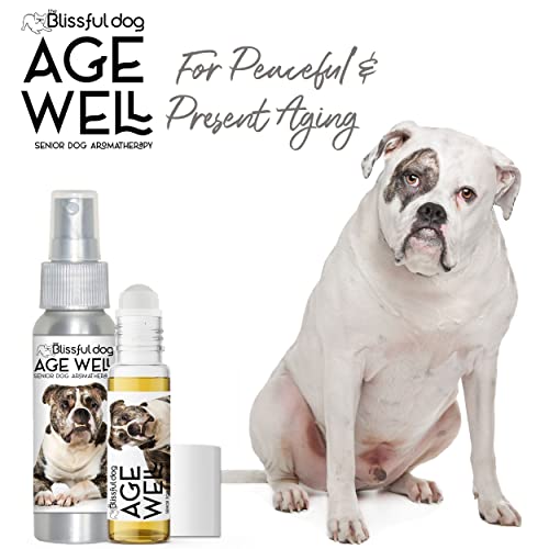 Image of The Blissful Dog American Bulldog Age Well Dog Aromatherapy Roll-On Bottle for Your Dog's Peaceful Ageing