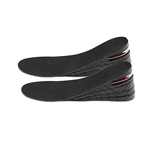 Ashley GAO 1 Paar verstellbare Unisex-Höhenerhöhung unsichtbare Einlegesohle Weiche, atmungsaktive Stoßdämpfungsschuhe Einlegesohle Heel Lift Einsätze Cover