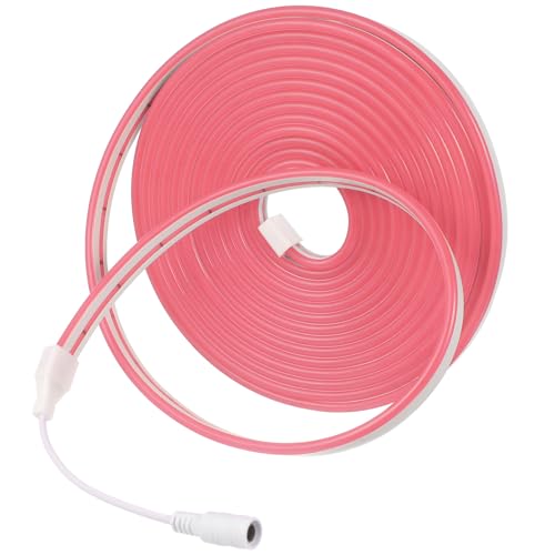 Tira de luz LED flexible COLLBATH 5 metros rosa con enchufe US miniatura 1