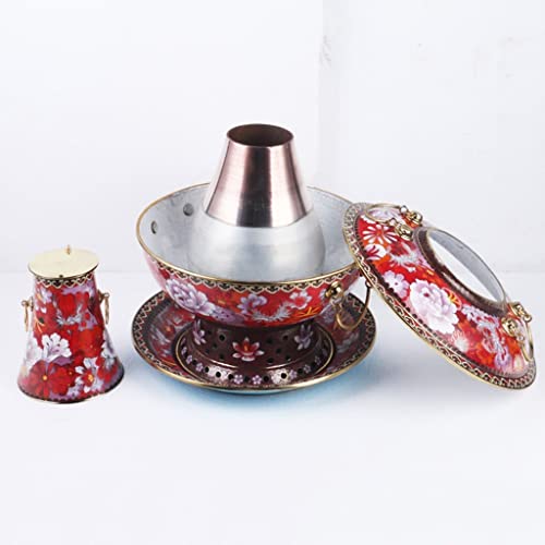Olla China de Cobre 30 cm color Rojo miniatura 2