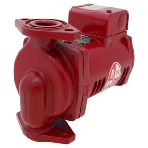 Bell & Gossett PL-36 Series Pl Maintenance-Free Circulator, Flange Connection, 1/6 hp, 115V, Cast Iron Cover