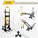 Southhelp 3 in 1 Heavy Duty Industrial Convertible Hand Truck Dolly,1000 LBS Capacity Aluminum Dolly Hand Truck for Stairs,Stair Climbing Hand Trucks with Rubber Wheels for Moving,Transport(Yellow)