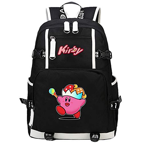 Unisex Kirby Mochilas de Viaje Multifuncional Escolar for Estudiantes de impresión niño