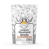 Fermentaholics Mustard Seed Blend - Yellow and Brown Organic Mustard Seeds, 8 oz - Whole Seed, Bold, Spicy Flavor for Fermentation, Pickling, Curries & Spice Blends - Certified Organic