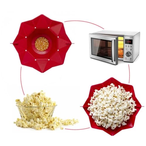 Pipoqueira Silicone Para Microondas Sem Óleo Fácil De Lavar