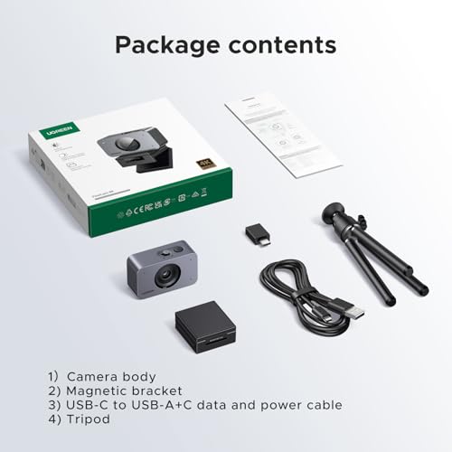UGREEN 4K Webcam with 1/2.55" CMOS Sensor for PC/Mac - image 9