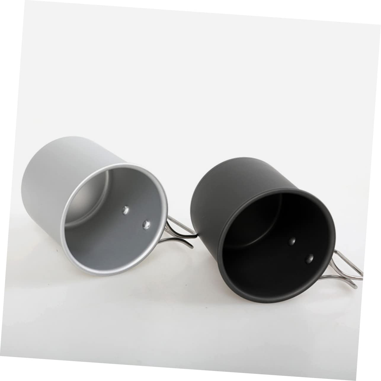 VANZACK 3pièces Tasse De Camping Pliable Aluminium Mug Portable Pour Randonnée Et Activités Plein Air Pour Café Et Thé Design Élégant Et Pratique