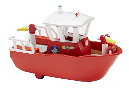 Bateau Sam le Pompier Titan avec lance à incendie rouge Character Options pour enfant