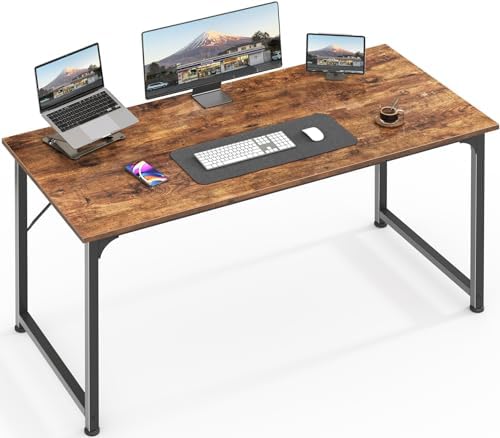 Huuger Computer Desk, 48 Inch Office Desk, Gaming Desk with Stora...