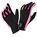 DIVE & SAIL Wetsuits 1.5 mm Premium Neoprene Gloves Scuba Diving Five Finger Glove, Pink, Small