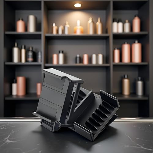 Professioneller Haarschneidemaschine, Haarschneidemaschine, Kämme und Führungen, Aufsatz, Schutzkamm, Führung, zum Entfernen von Haaren, Spliss, Haarschneidemaschine, Zubehör, Schwarz, 1 Stück