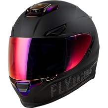 Fly Racing 73-8429S Sentinel Recon Helmet Matte Black/Purple Chrome Sm