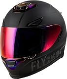 Fly Racing 73-8429L Sentinel Recon Helmet Matte Black/Purple Chrome Lg