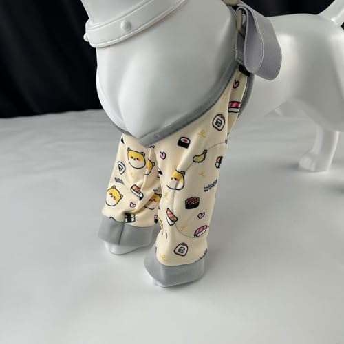 Powerruif 2 Stück Recovery Sleeve Hund, Ellenbogenbandage Hund Liegeschwielen Hund Euioovm Pet Knee Pads für Mittelgroße und Große Hunde Verhindert Das Lecken Von Wunden (Gelb Grau XXL)