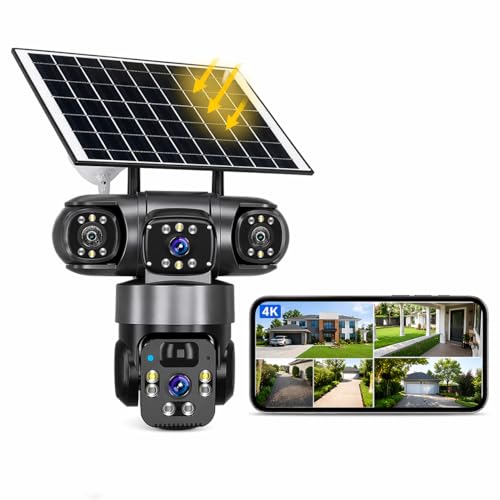 Migliorata per la visione notturna: dotata di funzionalità di visione notturna a colori con un'illuminazione minima di soli 0,00001 LUX, insieme a LED infrarossi e bianchi, questa fotocamera offre una chiara visibilità anche in condizioni di oscurità totale.