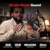 MAONO PD100W Wireless Gaming Microphone, 2.4GHz Wireless & USB Dynamic Mic with ENC Noise Cancelling and Software EQ for Streaming, Recording, Content Creation for PC, PS4/5, Laptop, Phone, Black #3