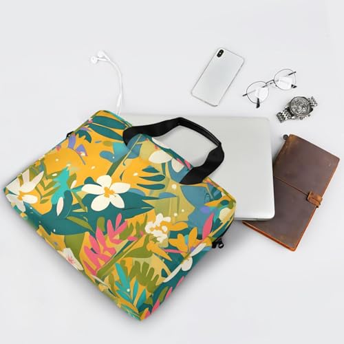 Funda para portátil con flores tropicales 13-15.6 pulg miniatura 7