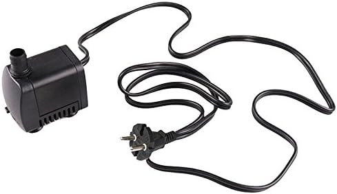 Waterproof Brushless Quiet 105 GPH (400L/H, 7W) Submersible Water Pump For Pond, Aquarium, Fish Tank Fountain Water Pump Hydroponics with 4.9ft (1.5M) Power Cord