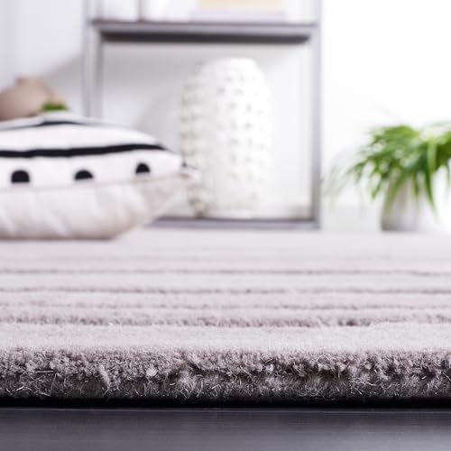 SAFAVIEH Tapete Chatham 4'x6' Lana Gris Hecho a Mano miniatura 5