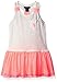 U.S. Polo Assn. Girls' Knit Drop Waist Tank Dress with Neon Mesh Skirt