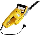 SISTEMA DE SEGURIDAD :- El botón de inicio de doble seguridad hace que la operación de dos manos sea más segura.Su motor se activa solo cuando el mango superior y el interruptor están enganchados, protector de protector de manos para uso seguro.