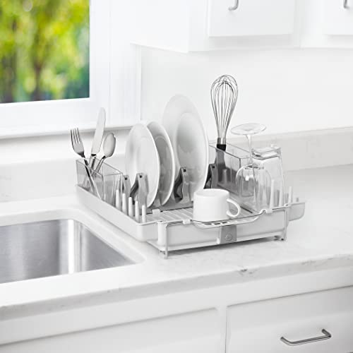 OXO Good Grips Foldaway Dish Rack - Image 6