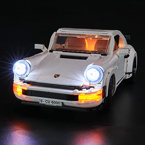 Image of LIGHTAILING Led Lighting Kit for Porsche-911 Building Blocks Model - LED Light Set Compatible with Lego Model