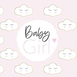  Baby Girl Geschenk Babyalbum erstes Jahr zum ausfüllen Mädchen rosa Buch Erinnerungsbuch  Geschenk zur Geburt für werdende Eltern: 21,6 cm x 21,6 cm  Vorlagen zum eintragen