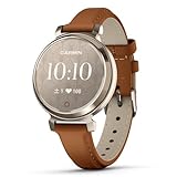 ガーミン(GARMIN) Lily 2 Classic Tan Leather/Cream Gold [Suica対応モデル/フル充電で5日間稼働/睡眠分析/ストレス値/BodyBattery/スマートフォンと接続で電話、メール、LINEを通知/生理・妊娠トラッキング] 【日本正規品】