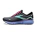 Brooks Women's Ghost 15 Neutral Running Shoe - Black/Blue/Aruba - 9 Medium