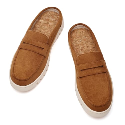 Image of Cvistpieo Womens Comfortable Slip On Loafers Indoor Outdoor Business Casual Mules Shoes for Women