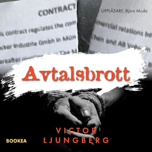 Diseño de la portada del título Avtalsbrott
