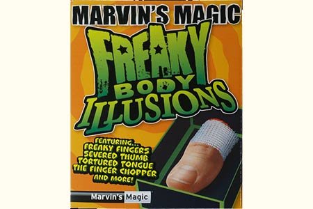 Marvin's Magic Freaky Body Illusions Finger Kit. Perfect for Halloween.Professional magic made easy