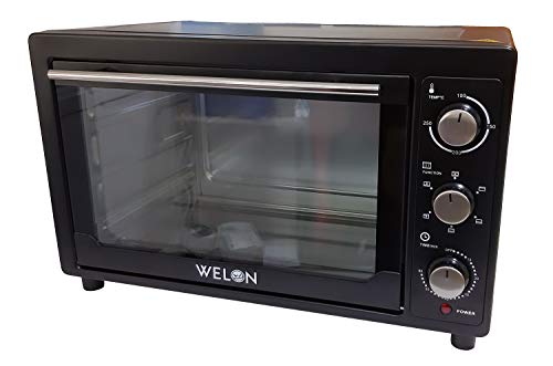 hanking planet Horno 48L WELON 220-240V/1800W - Horno eléctrico portatil de 48 litros de Capacidad.