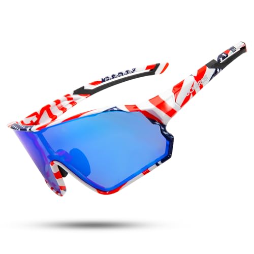 Image of ROCKBROS Polarized Sports Sunglasses Men Women - UV400 Protection Goggle with Myopia Frame for Running Cycling Driving