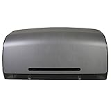 Scott Pro JRT Twin Bathroom Tissue Dispenser (39732), 20.25” x 6.25” x 11.6”, For Scott Pro & Cottonelle Toilet Paper, Faux Stainless Steel, 1 / Case