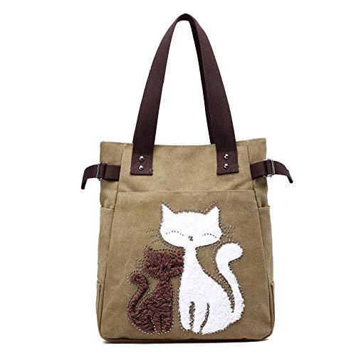 Image of Women Hobo Handbags Canvas Casual Vintage Shoulder bag Daily Purse Tote Crossbody Shopper Bag