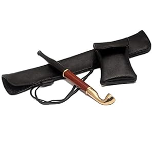 Rookpijp Klassieke lange buis mahoniehouten pijp for roken, afneembare handvat for sigarettenfilter tabakspijp