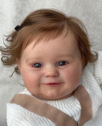 Muñeca Reborn Bebé Realista 24 Pulgadas Cuerpo de Algodón miniatura 7
