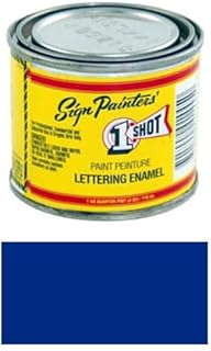 Reflex Blue Pinstriping Lettering Enamel Paint, 1/4 Pint