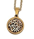 cabochon de verre sur support en acier inoxydable couleur Or