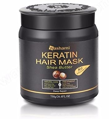 Keratin Hair Mask with Shea Butter - At Home Deep Care Conditioner Treatment