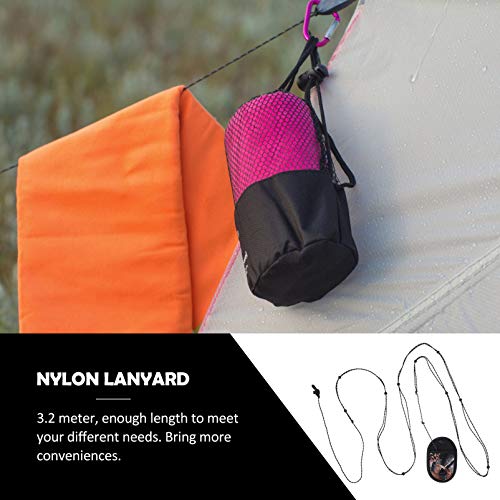 CLISPEED Varal de Secagem de Roupa Corda 3. 2 Medidor Portátil Heavy Duty Único Rack de Secagem de R