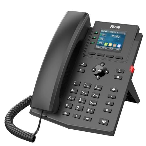 FANVIL X303P - IP-Telefon, PoE, 100 MBit, 4 SIP-Lines