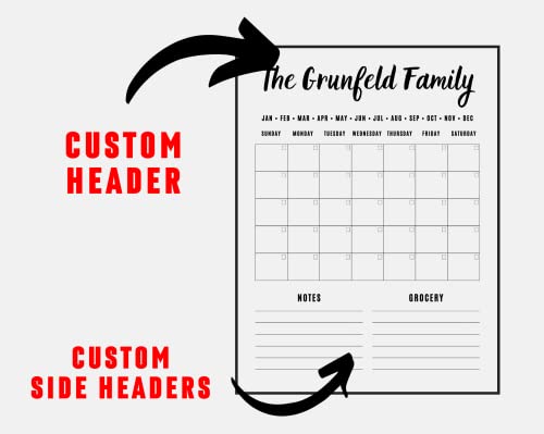 Acrylic Family Planner Wall Calendar - Personalized Dry Erase Board, Dry Erase Calendar, Monthly And Weekly Calendar, Transparent Calendar #TOP6