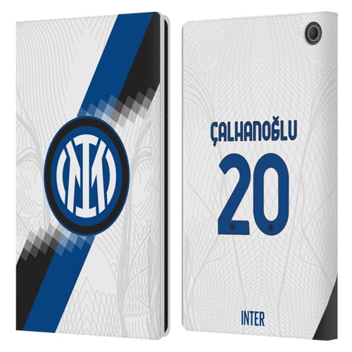 Étui en Cuir Amazon Fire Max 11 2023 Inter Milan Çalhanoglu - Finition Premium et Protection Portefeuille